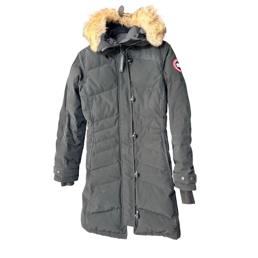 Canada Goose Shelburne Parka Fur Trim Down Jacket Size XS